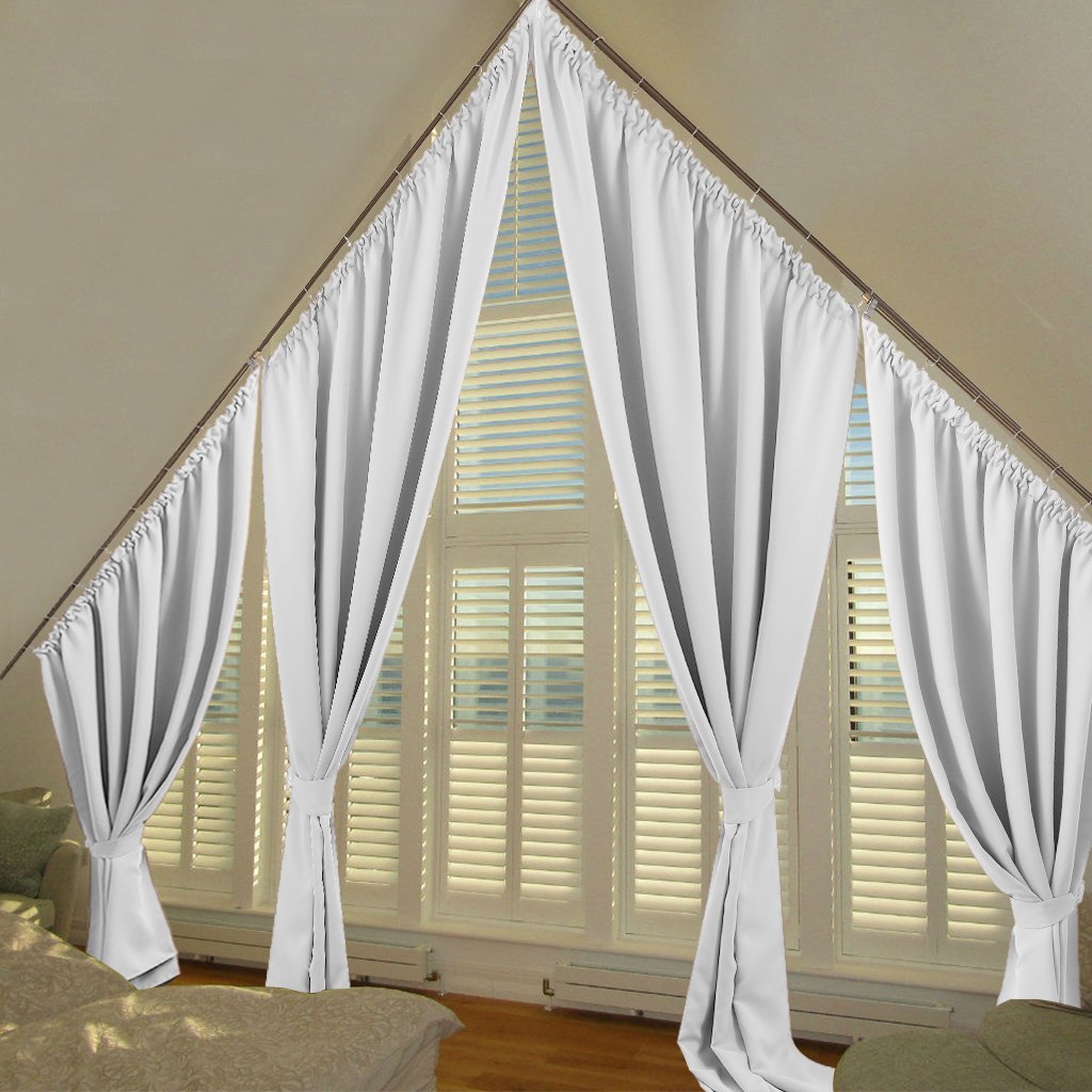 triangle curtains