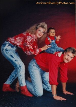 80s awkward family photos