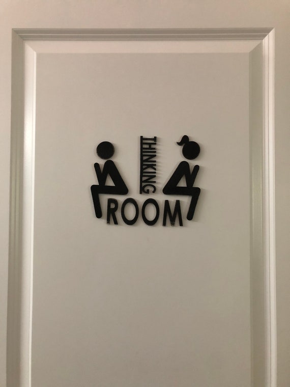 funny restroom signs