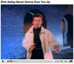 rickroll youtube