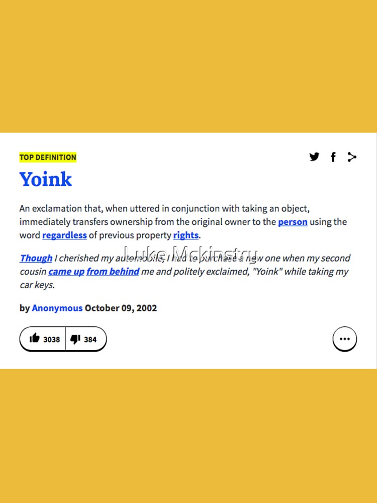 yoink meaning