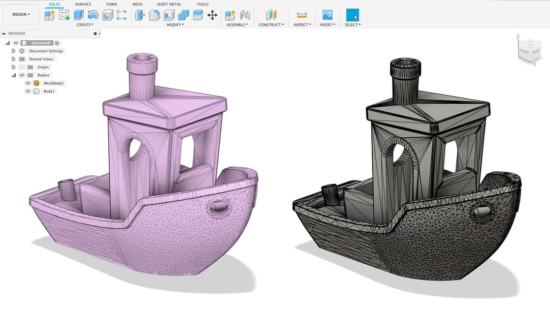 fusion 360 import stl file