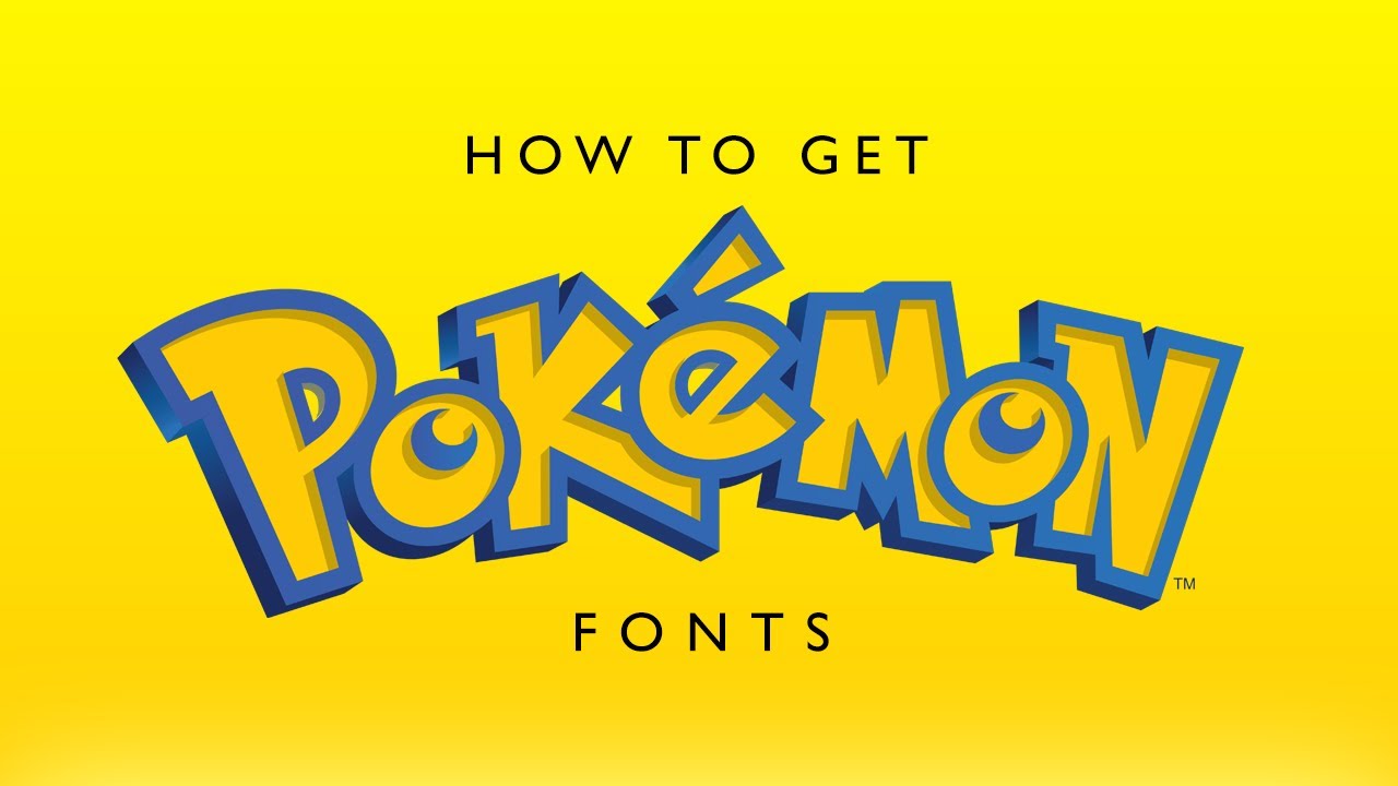 pokemon font generator