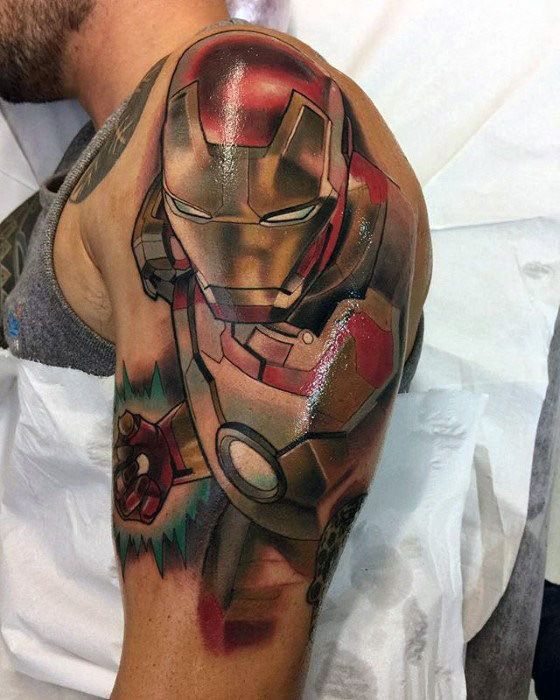 iron man tattoo