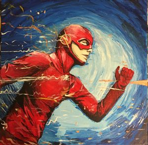 flash acrylic paint