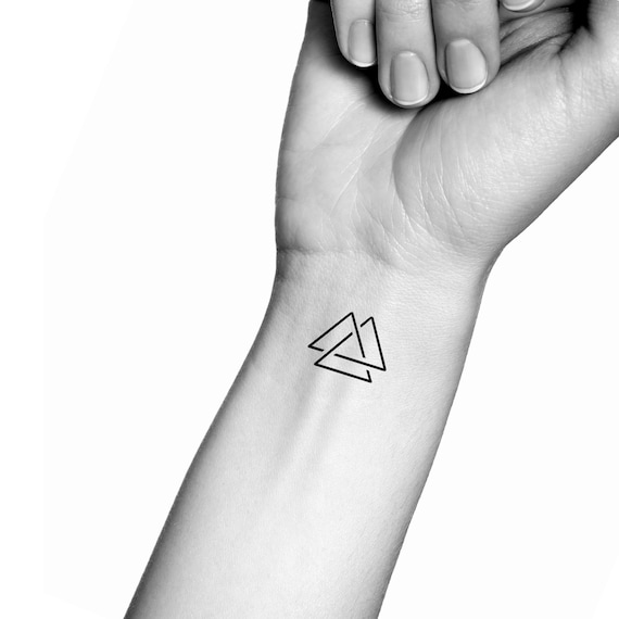 triple triangle tattoo