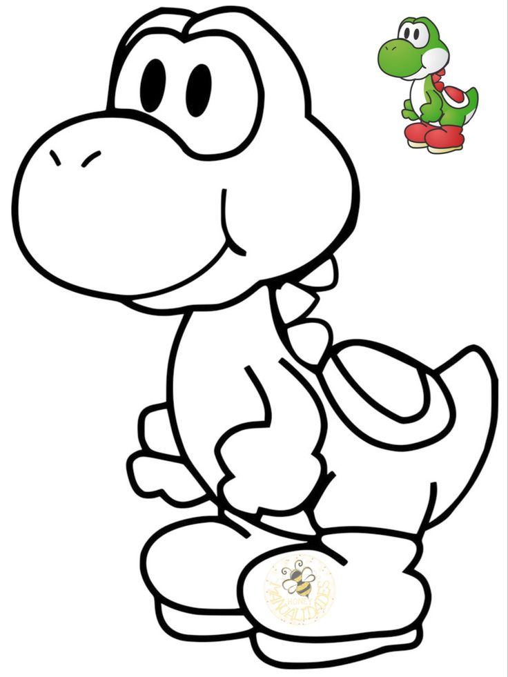 personajes de mario bros para colorear