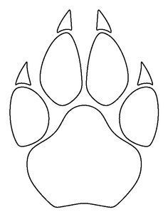 cougar paw drawing