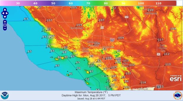 weather orange county ca