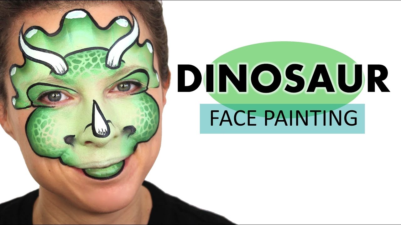 dino face paint