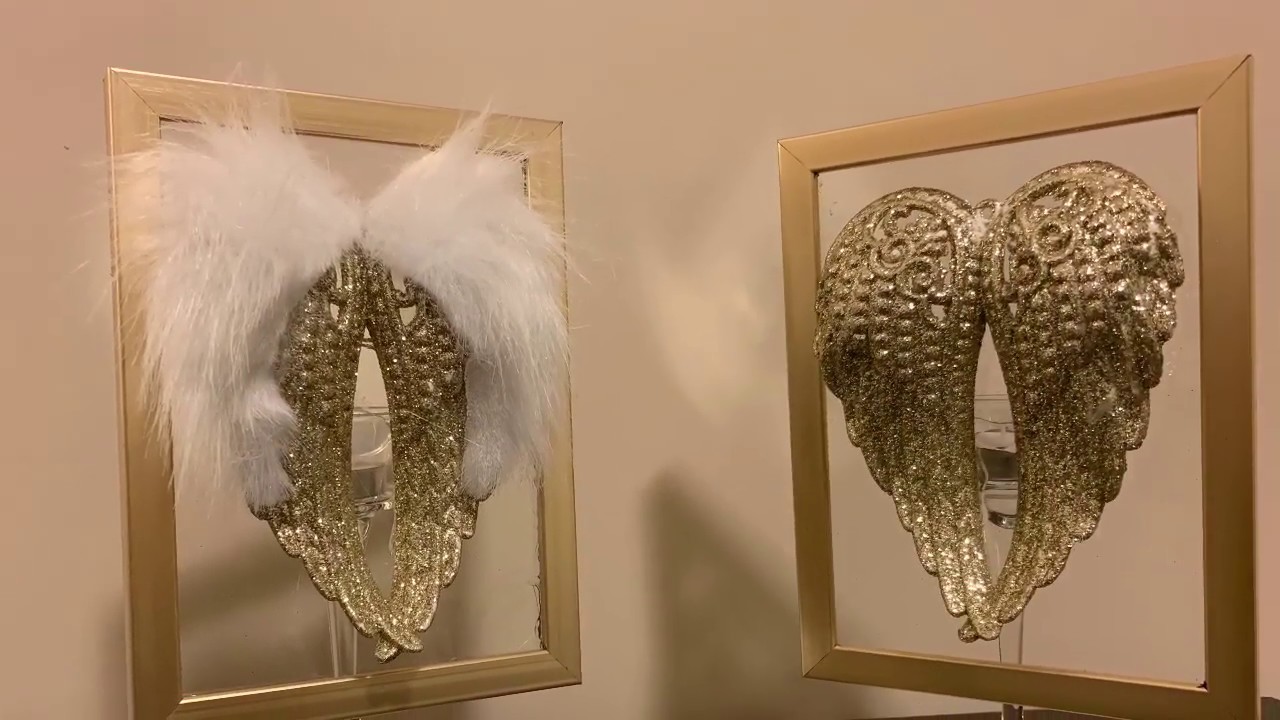 dollar tree angel wings ornament