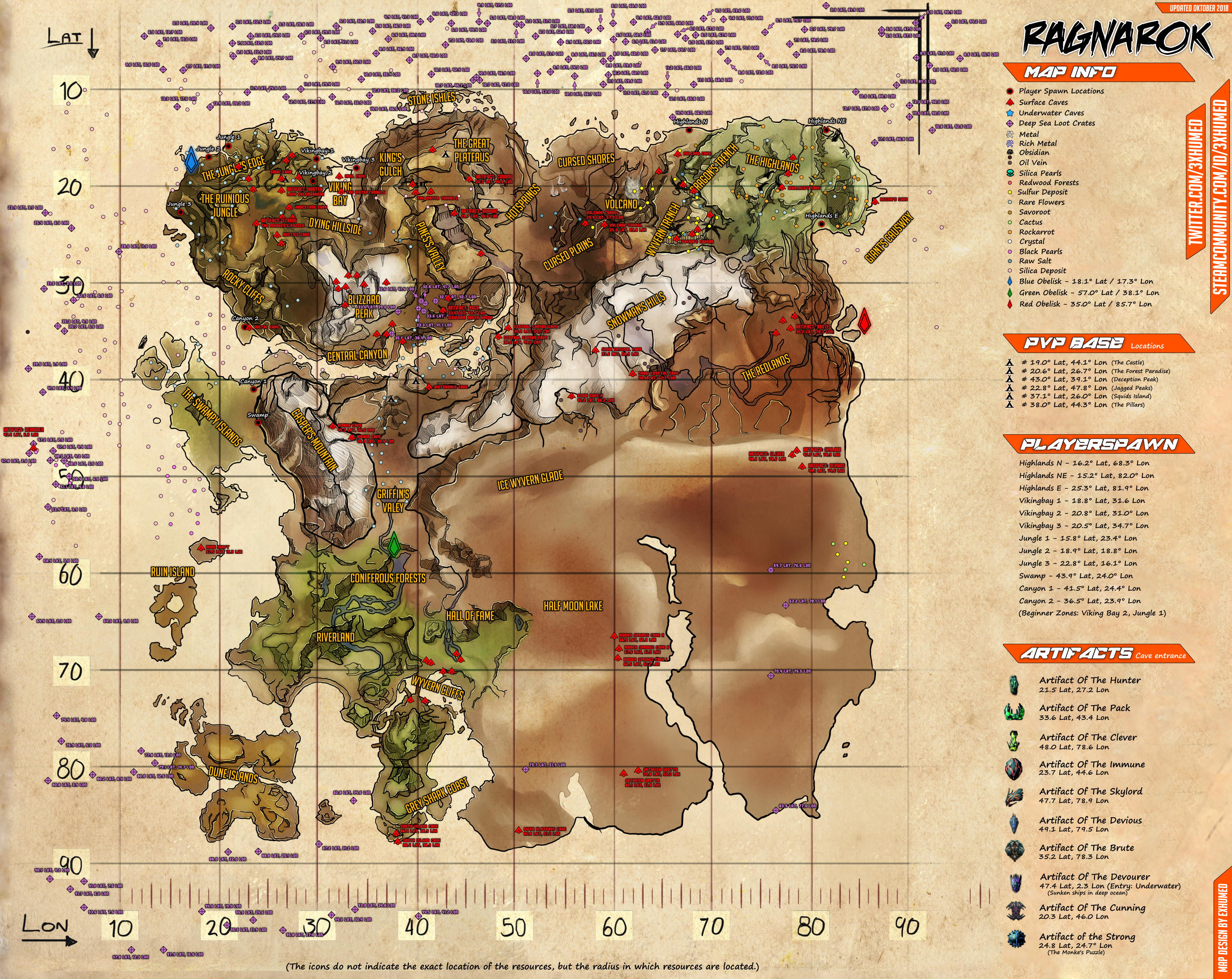 ark map ragnarok