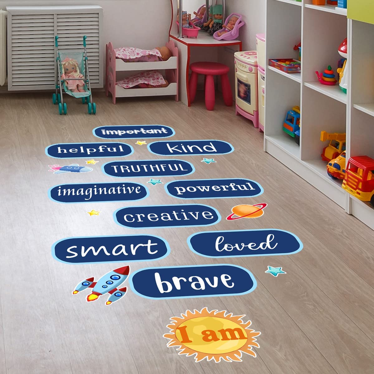 hopscotch sticker for floor