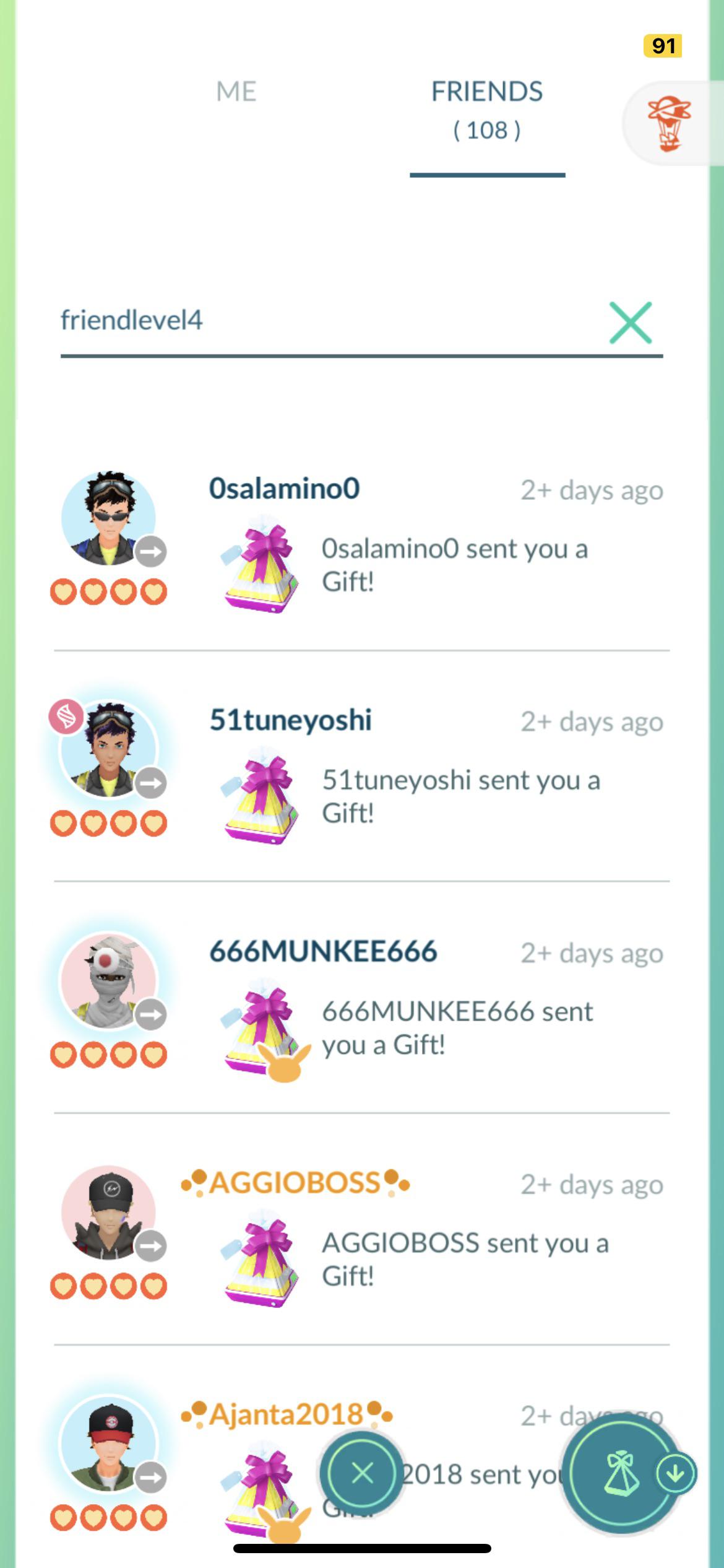 pokémongo friends