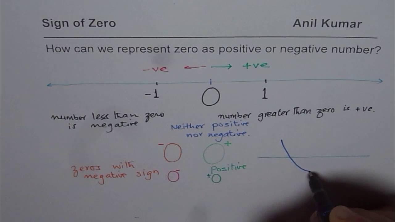 0 is positive or negative integer