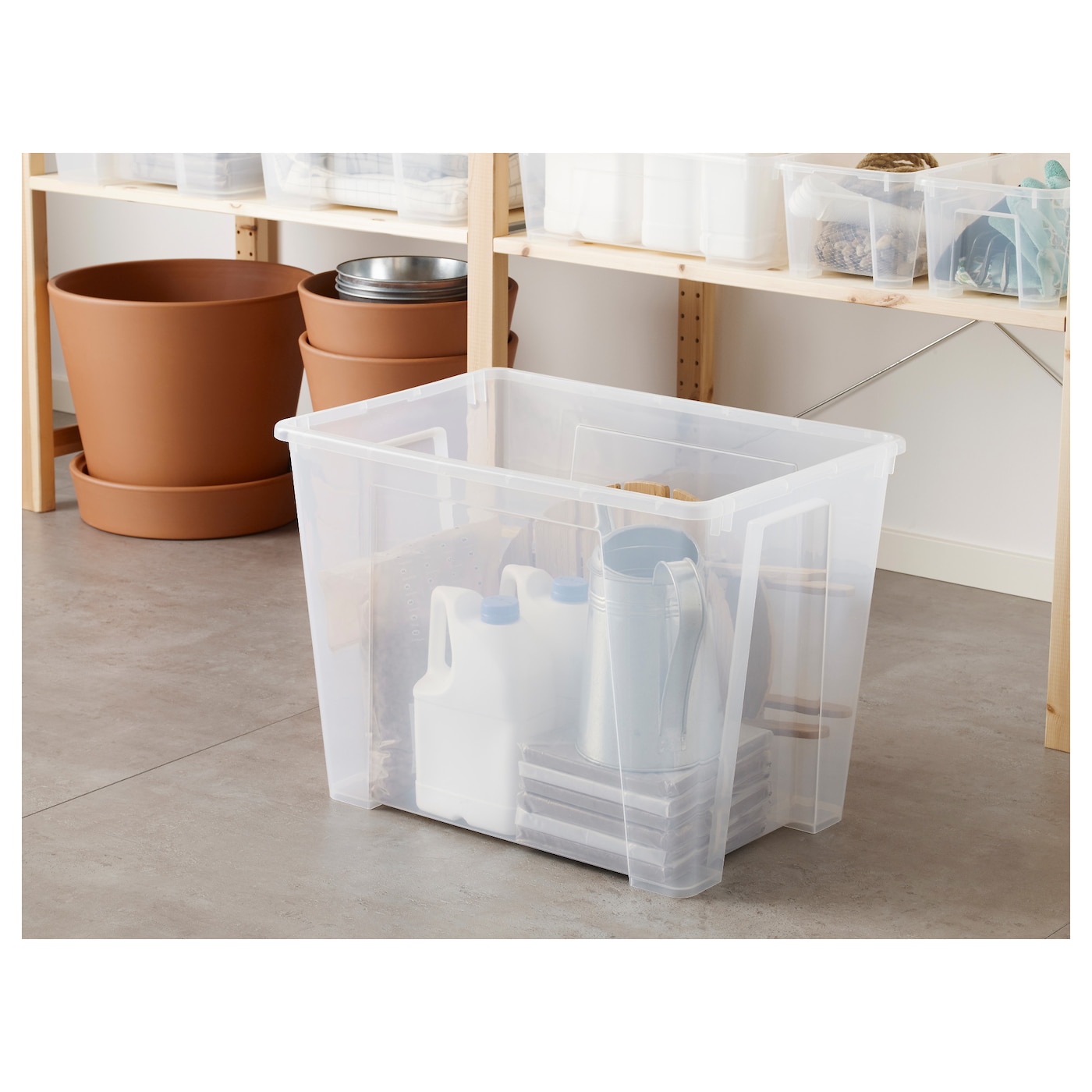 clear storage bins ikea