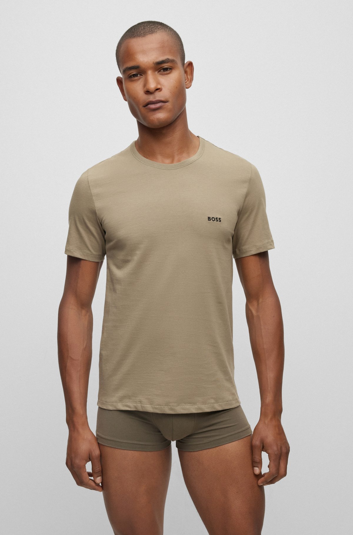 boss hugo boss t shirts three pack