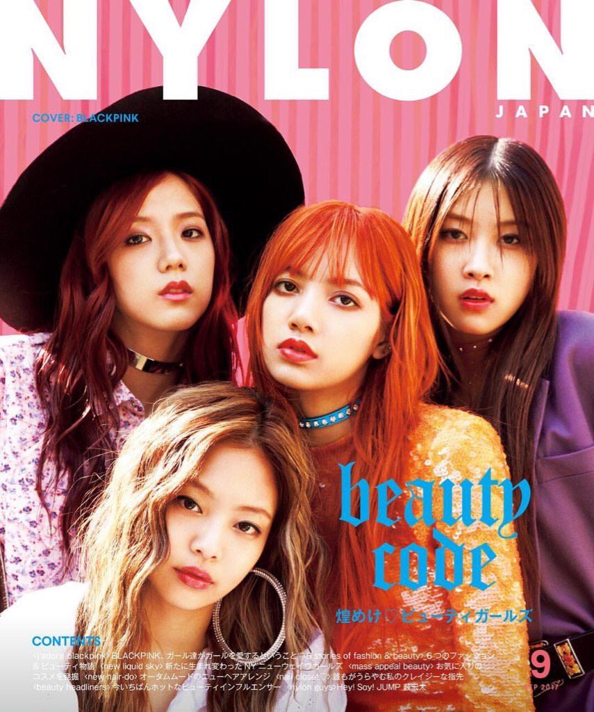 blackpink nylon japan