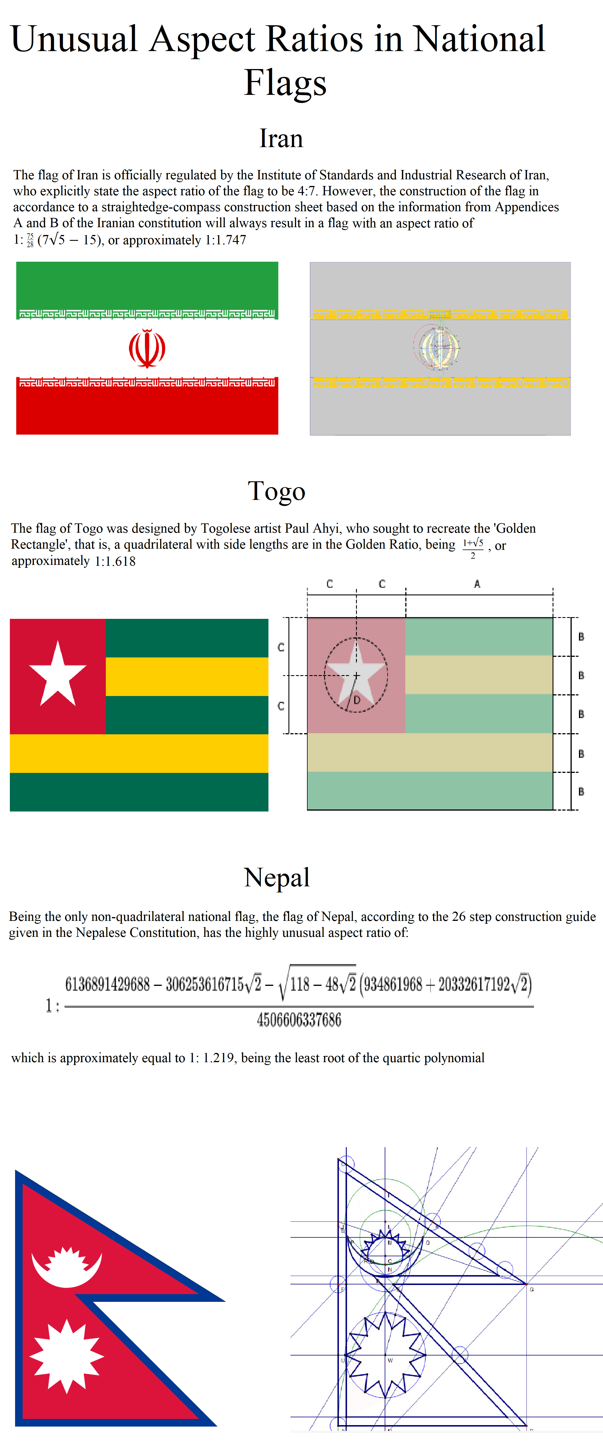 nepal flag aspect ratio