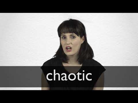 hindi meaning of chaotic