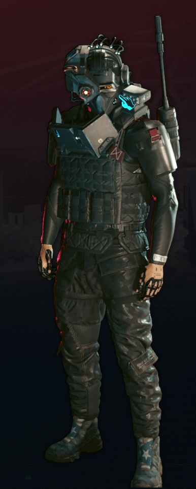 cyberpunk 2077 military outfit