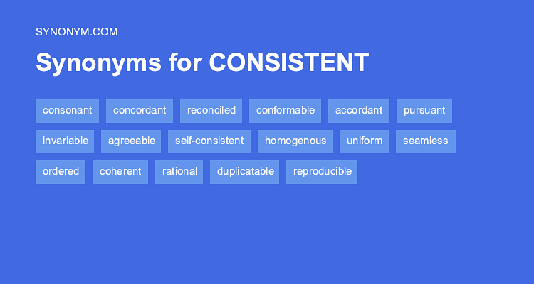 synonym consistently