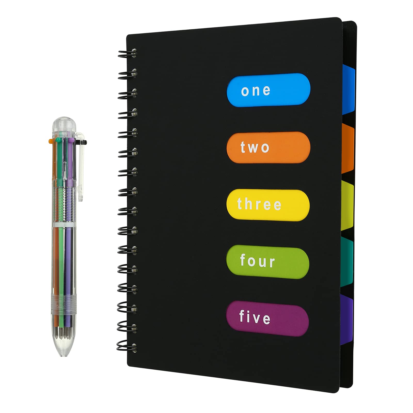 notepad with dividers