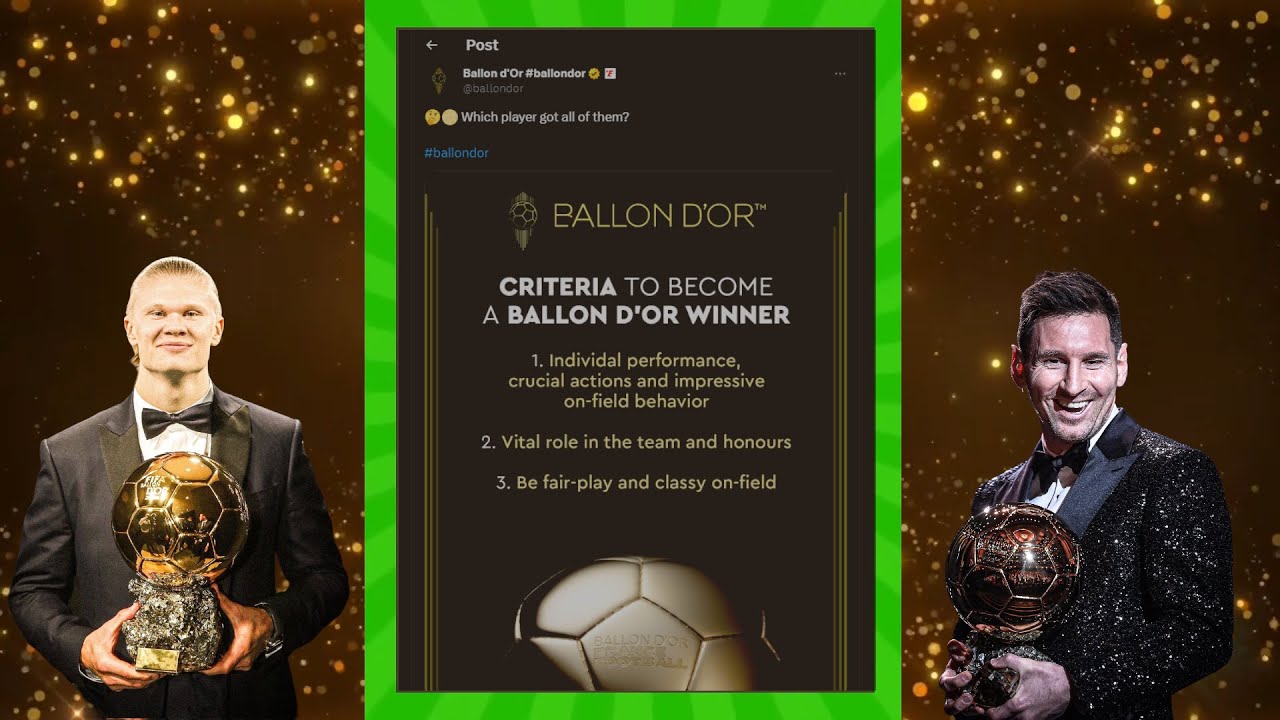 ballon d or criteria