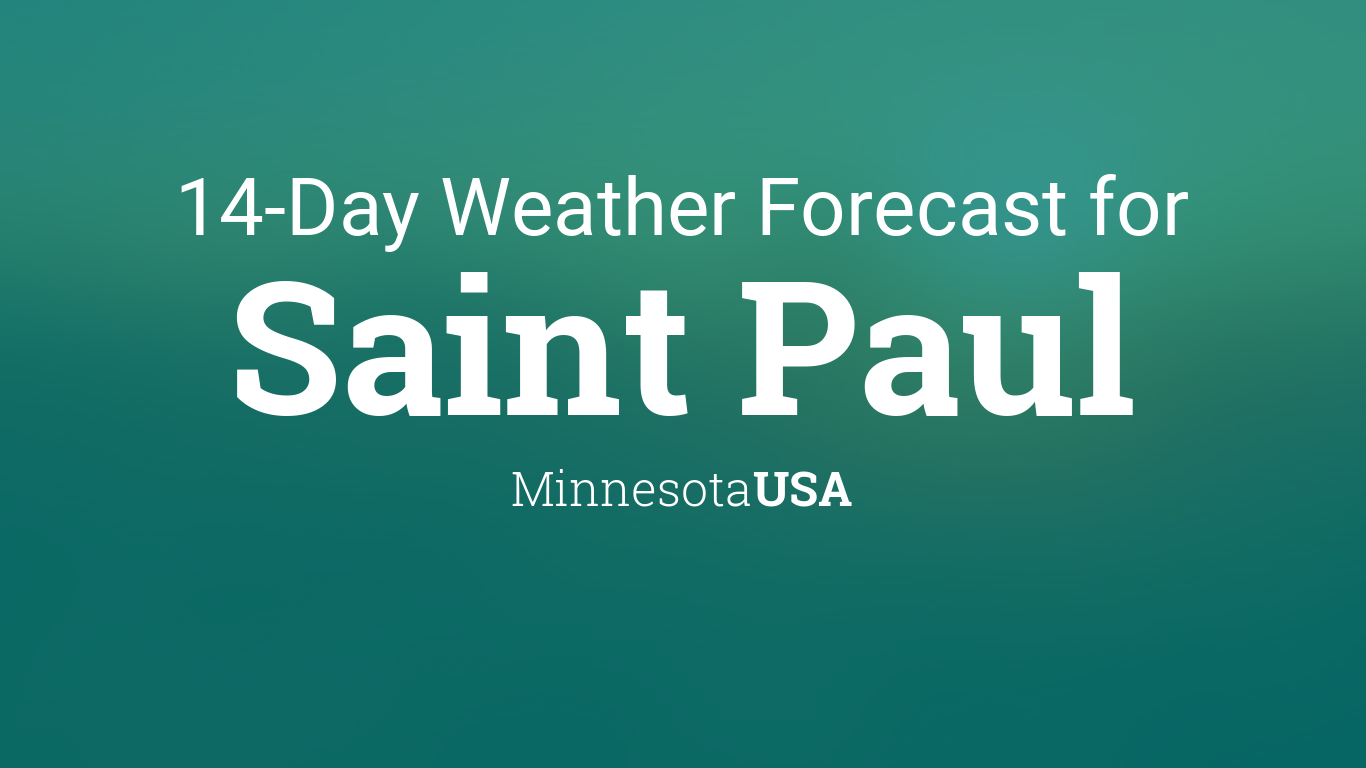 weather report for st paul minnesota