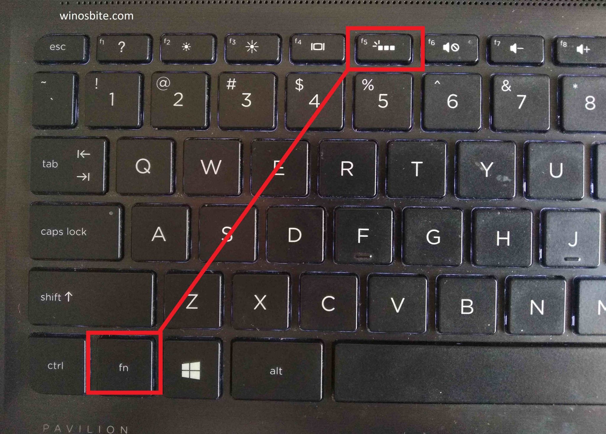 how to turn keyboard backlight on