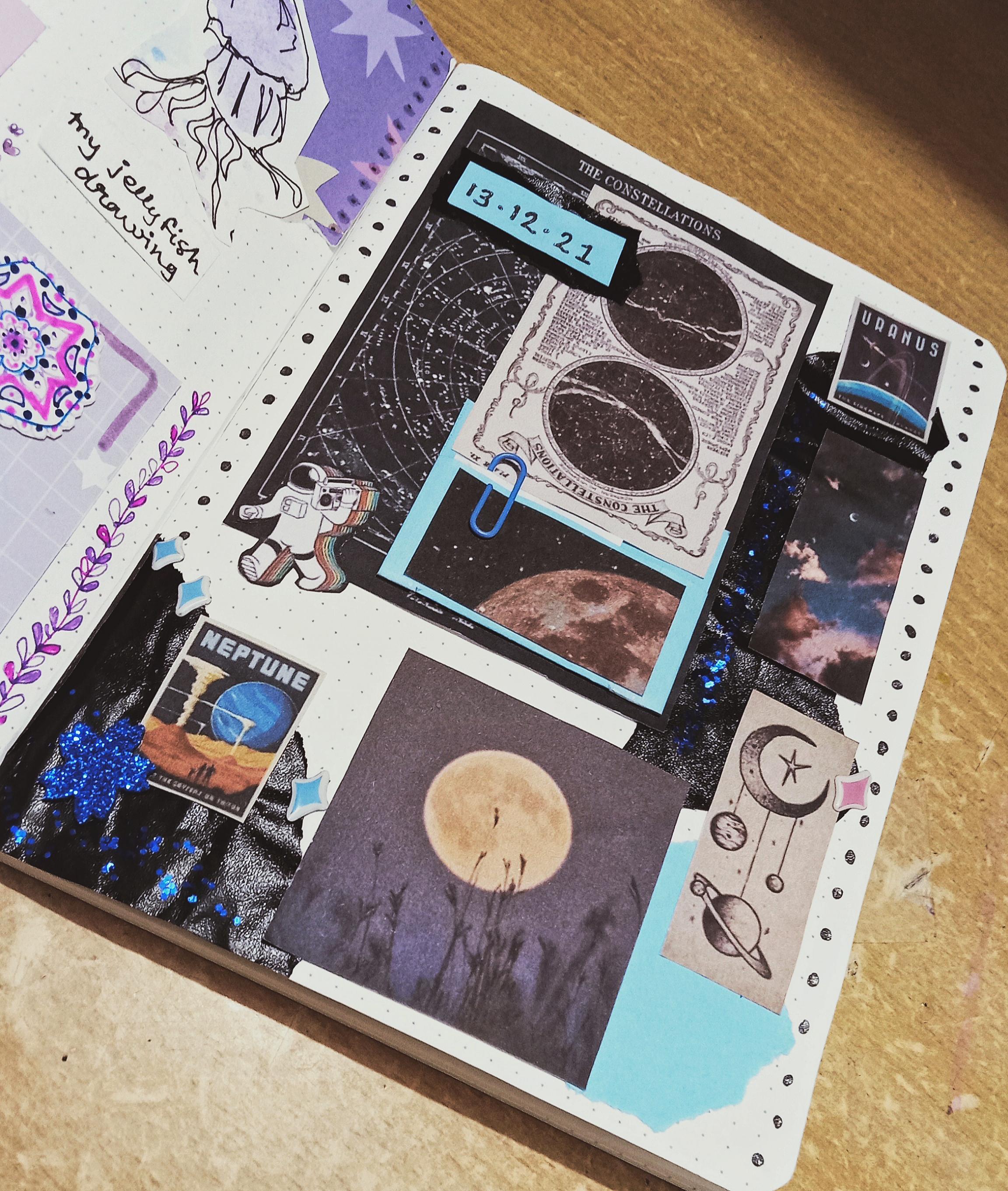 scrapbook ideas galaxy