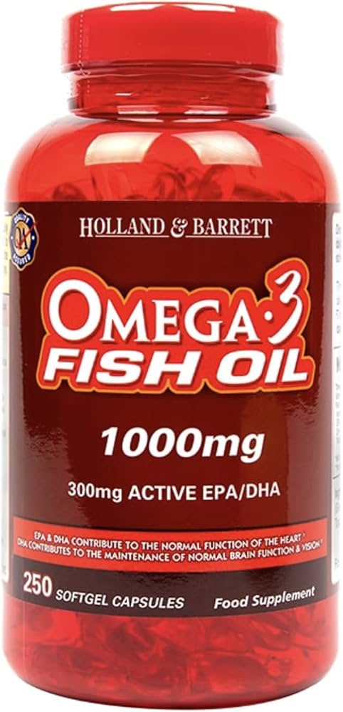omega 3 fish oil concentrate 250 capsules 1000mg