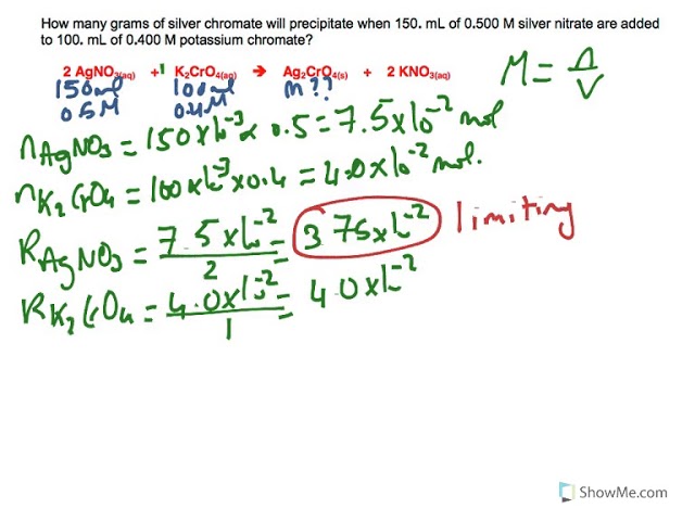 what is the mass of precipitate formed