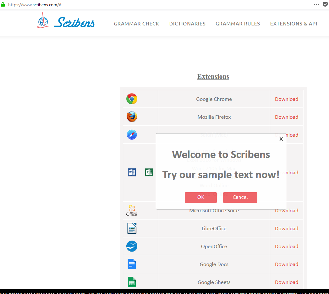 scriben grammar checker