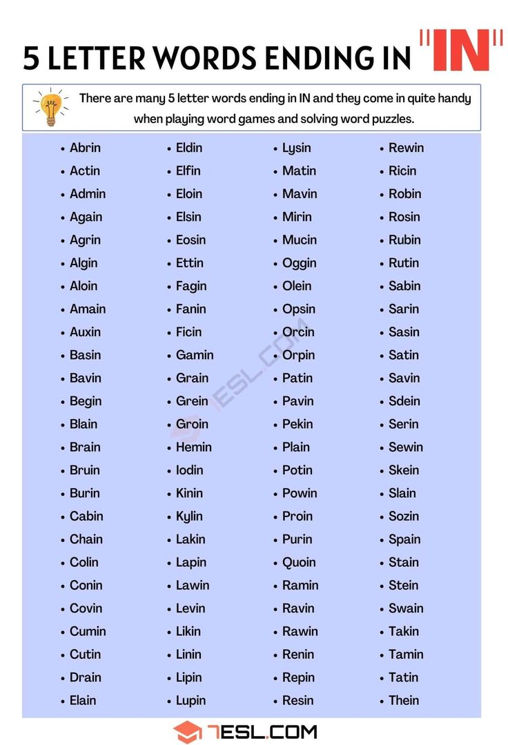 5 letter word ending in hi