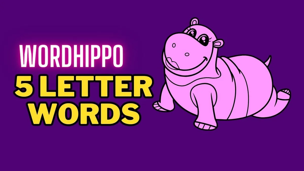 5 letter word hippo