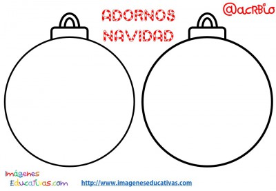 bolas navidad para colorear e imprimir