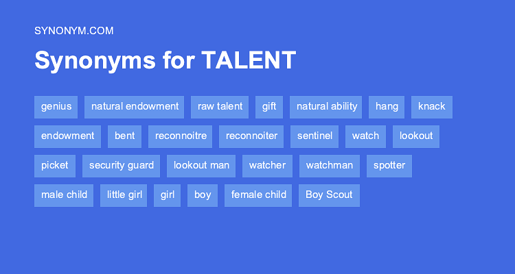 synonym for talented