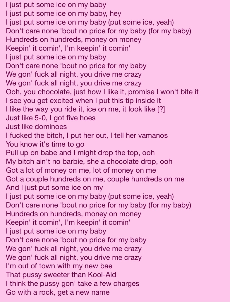 baby i lyrics