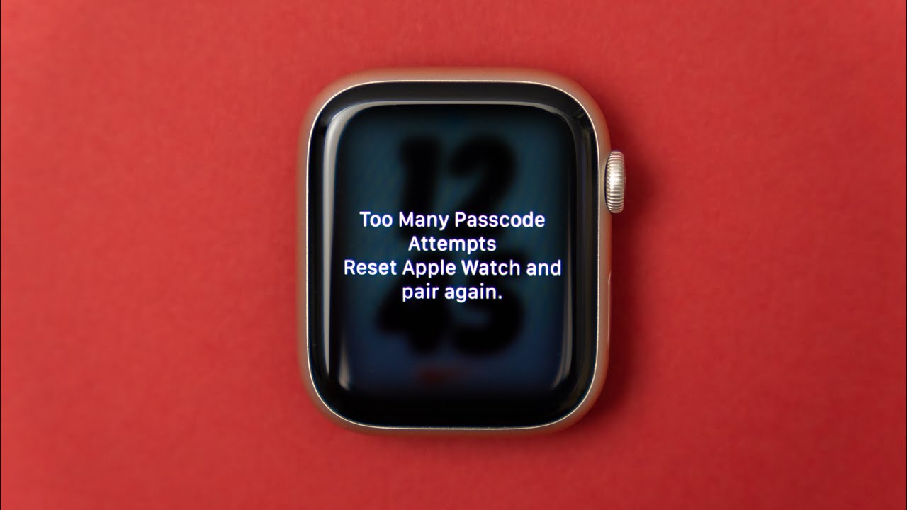 how to reset apple watch and pair again