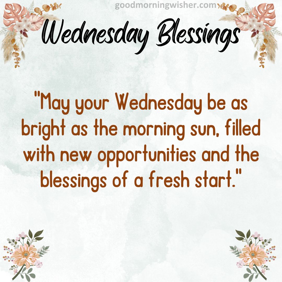 wednesday blessings