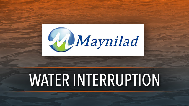 water interruption today maynilad