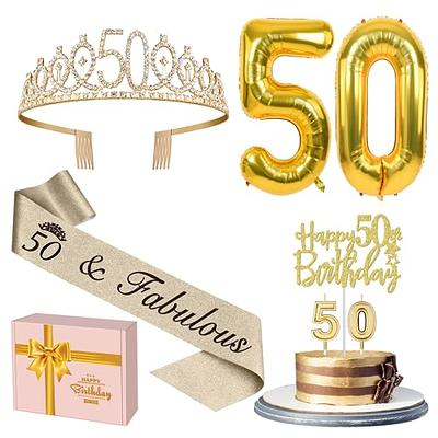 50th birthday decorations women