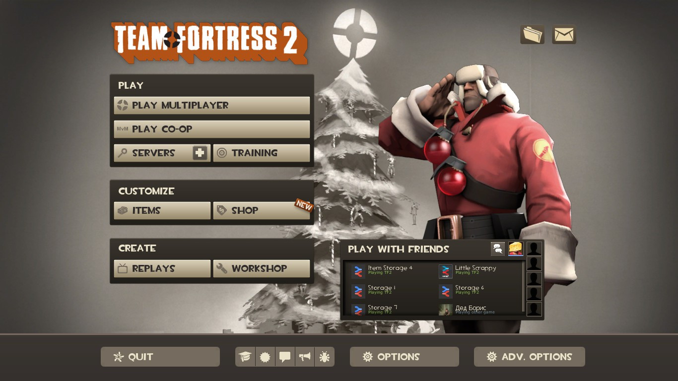 old tf2 menu