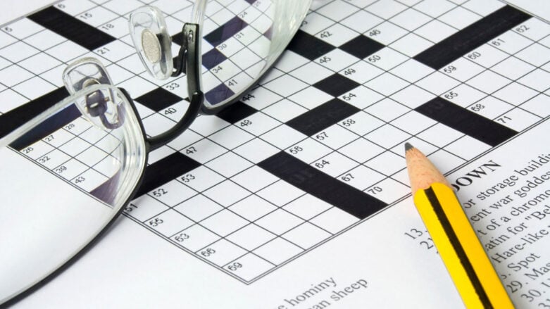 hightail it crossword clue