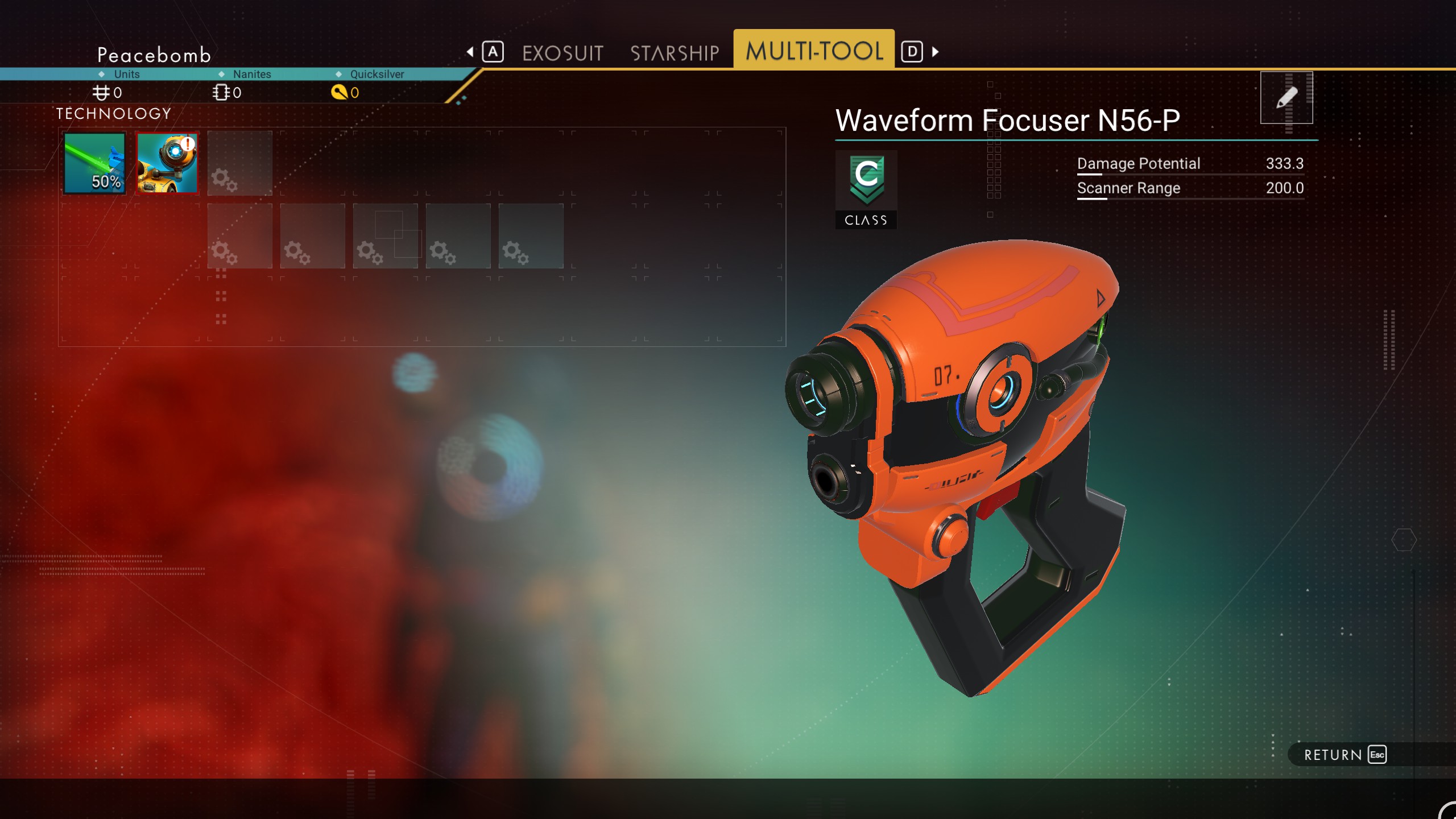 no mans sky change multi tool