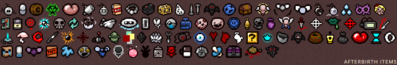 isaac all item