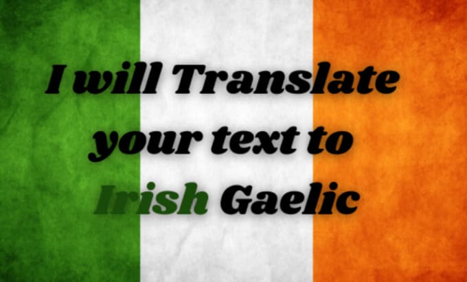 translation from english to irish gaelic