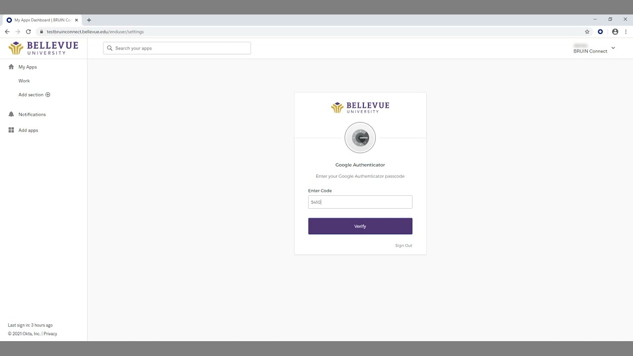 bellevue bruin login