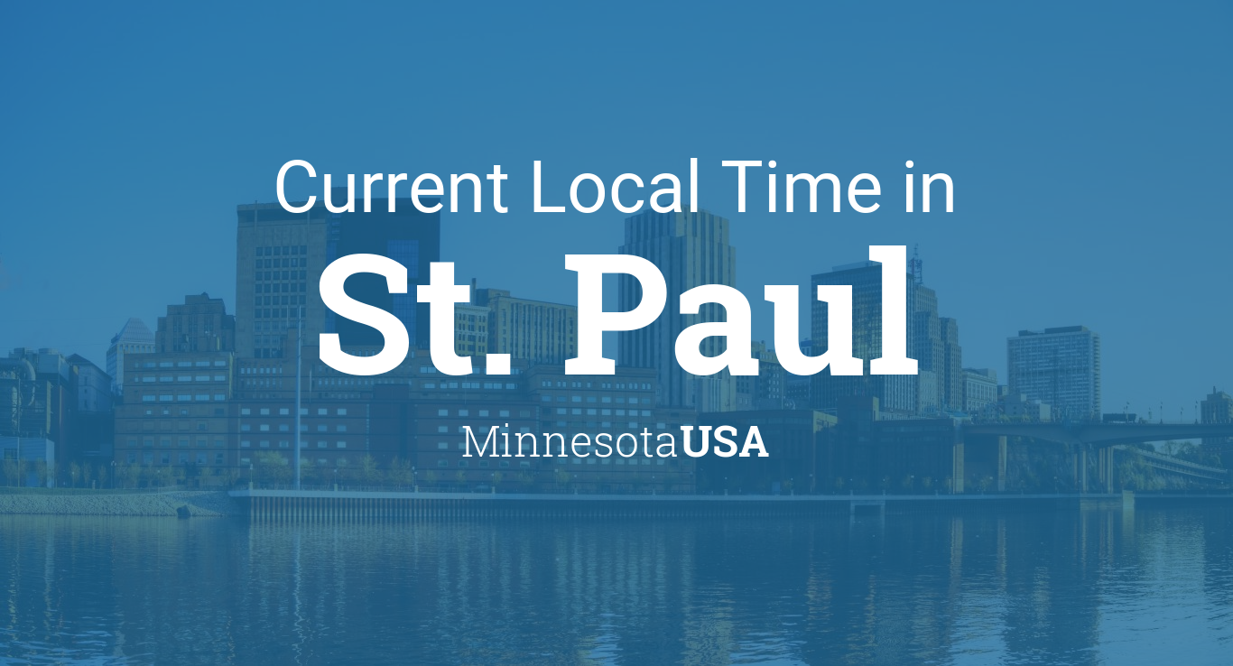 current time st paul